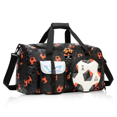 Eazy Kids Duffle Bag - Football - Black, 30L