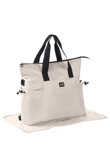 Little Story Mommy Diaper Bag w/Changing Mat &ndash; Beige