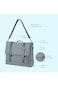 Little Story Dad's Diaper Bag w/Changing Mat &amp; Stroller Straps - Grey
