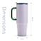 Hydrobrew Insulated Travel Tumbler, 900ml White