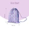 Eazy Kids Drawstring Bag - Butterfly Purple