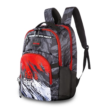 Eazy Kids 20" School Bag w/ Laptop Compartment - Fast &amp; Fearless Black