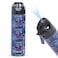Eazy Kids - Insulated Stainless Steel Water Bottle w/ Spray -Car Racing,  640ml Blue