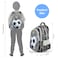 Nova Kids 3D School Bag - Soccer Grey