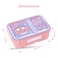 Nova Kids 2 Compartment Bento Lunch Box - Donut Pink