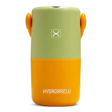 HYDROBREW Double Decker Stainless Steel Lunch Box w/ Folding Spork - Sage and Amber