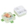 Nova Kids Stainless Steel 3 Compartment Bento Lunch Box w/ Spoon and  Sauce Box - Reindeer Green
