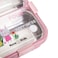 Nova Kids Stainless Steel 3 Compartment Bento Lunch Box w/ Spoon &amp; Fork Set - Pink
