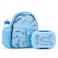 Nova Kids Lunch Bag Combo w/ Lunch Box and Water Bottle - Workspace Blue