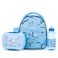 Nova Kids Lunch Bag Combo w/ Lunch Box and Water Bottle - Workspace Blue