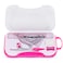 Eazy Kids 8-Piece Geometry Box Set &ndash; Compass, Ruler, Protractor-&nbsp;Pink