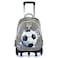 Nova Kids 3D School Bag w/ Trolley - Soccer Grey