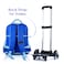 Nova Kids 3D School Bag w/ Trolley - Skater Blue, 16.5