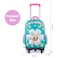 Nova Kids 3D School Bag w/ Trolley - Daisy Green, 16.5