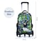 Nova Kids School Bag w/ Trolley - GenZ Black, 17.5