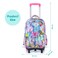 Nova Kids School Bag w/ Trolley - Butterfly Purple, 17.5