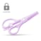 Eazy Kids School Scissors for Kids w/Lock&ndash; Purple