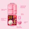 Eazy Kids Jumbo Bento Lunch Box w/ Lunch Bag, Thermos &amp; Dip Jar- Pink