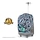 Eazy Kids 18" Set of 4 Trolley Backpack w/ Water Bottle, Lunch Bag and Pencil Case-T Rex