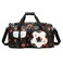 Eazy Kids Trolley 18" School Bag Set of 4 w/ Duffle bag, Lunch Bag and Pencil Case - Football Black