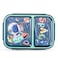 Nova Kids 2 Compartment Bento Lunch Box w/ Water Bottle - Astronaut Green