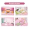Little Story Wooden Dollhouse 2 floor Villa with Furniture &amp; Accessories - Pink