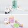 Little Story Wooden Dollhouse 2 floor Villa with Furniture &amp; Accessories - Pink