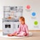 Little Story Wooden Kitchen w/  Accessories - Grey