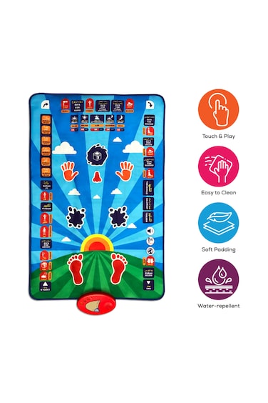 ليتل ستوري سجادة تعليم الصلاة الإسلامية للأطفال – أزرق