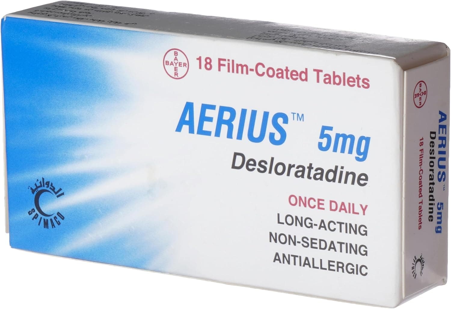 Buy Aerius 5 Mg Tablets 18-Pack Online | Carrefour KSA