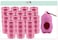 Amchi Baby Disposable Scented Bags pack of 14 rolls/280 Bags with Dispenser- Pink