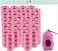 Amchi Baby Disposable Scented Bags pack of 38 rolls/760 Bags with Dispenser- Pink