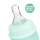 LuQu Silicone Coating (Glass Inside/Silicone Outside) Nursing Bottle, Streamlined Body, Natural Feel, Easy to Clean, Heat-Resistant, 120 ML, +3M