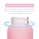 LuQu Silicone Coating (Glass Inside/Silicone Outside) Nursing Bottle, Streamlined Body, Natural Feel, Easy to Clean, Heat-Resistant, 240 ML, +6M
