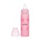 LuQu Silicone Coating (Glass Inside/Silicone Outside) Nursing Bottle, Streamlined Body, Natural Feel, Easy to Clean, Heat-Resistant, 240 ML, +6M