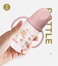 LuQu PP Feeding Bottle with Handle and Anti-Colic Straw, 200ML,Nipple size- L, 6+ months.
