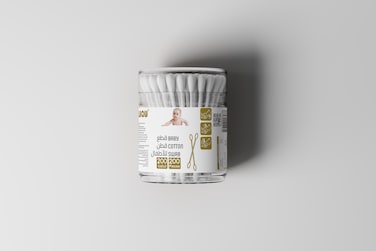 LuQu's Baby Cotton Buds (1 x Pack of 200) Soft &amp; Gentle Ear Cotton Buds for Delicate Skin, Made of 100% Pure Cotton , Cotton Buds to Clean Delicate Areas, around Eyes and Outer Ear