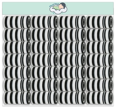 أكياس معطرة للاستخدام مرة واحدة من أمشي بيبي، عبوة من 28 لفافة/560 كيسًا - أبيض