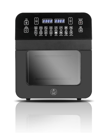 مقلاة هوائية من السيف فاست فايبر مع شاشة ذكية بالكامل، سعة 2 لتر، 1500 واط، E04501، أسود