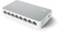 TP-Link 8 Port 10/100Mbps Fast Ethernet Switch, Desktop Ethernet Splitter, Ethernet Hub, Plug And Play, Fanless Quiet, Desktop Design, Green Technology, Unmanaged (TL-SF1008D), White