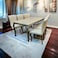 Marble dining table - 6 chairs