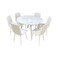 Round dining table 6 chairs