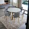 Round dining table 6 chairs