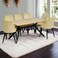 Wooden dining table - 6 chairs
