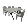 Wooden dining table - 6 chairs