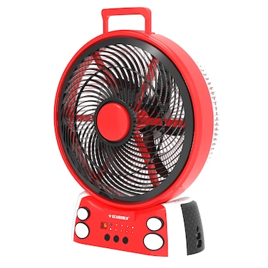 STARGOLD Rechargeable High-Speed Turbo Table Fan 14&quot; Inch With Remote Control, AC/DC Operated, SG-4077