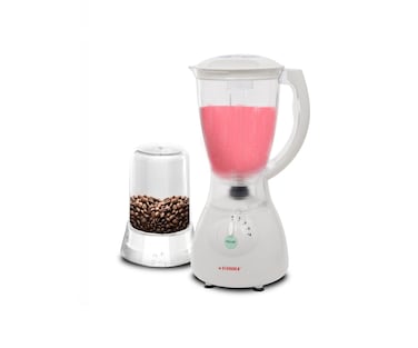 خلاط عصارة ستار جولد بقدرة 550 وات، وعاء خلاط 2 في 1، نظام خلاط متعدد الأغراض مع مستخرج المغذيات، صانع العصائر