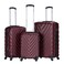 VIPTOUR ABS Hardside 3Pcs Trolley Luggage Set Spinner Wheels With Number Lock 20/24/28 Inches