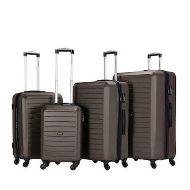 STARGOLD Luggage 4 Pcs Hardside Luggage Set Spinner 4 Wheels Number Lock Luggage Trolley 20/24/28/32 Inches