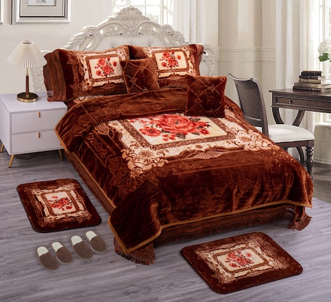 Truelove Designer Mink Blankets Super Soft Signature Comfy Gold